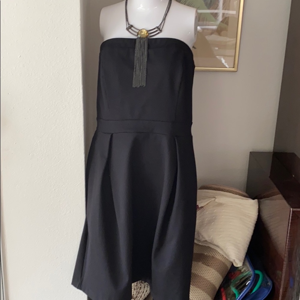 Strapless sexy back zipper Rayon/Nylon/Spandex INC